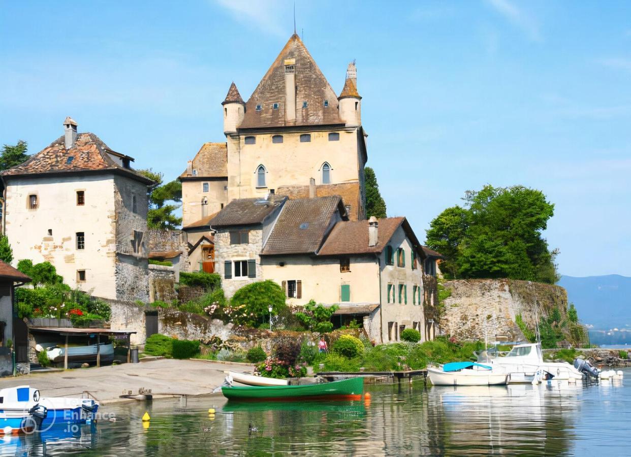Maison En Duplex I Yvoire I Lac Leman I Medievale Exterior foto