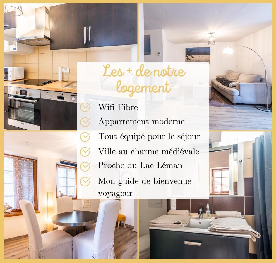 Maison En Duplex I Yvoire I Lac Leman I Medievale Exterior foto